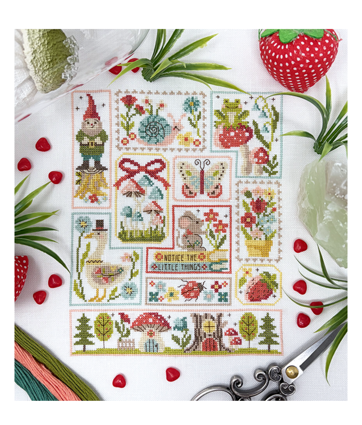 Garden Party - Tiny Modernist - 2026 Needlework Marketplace PREORDER