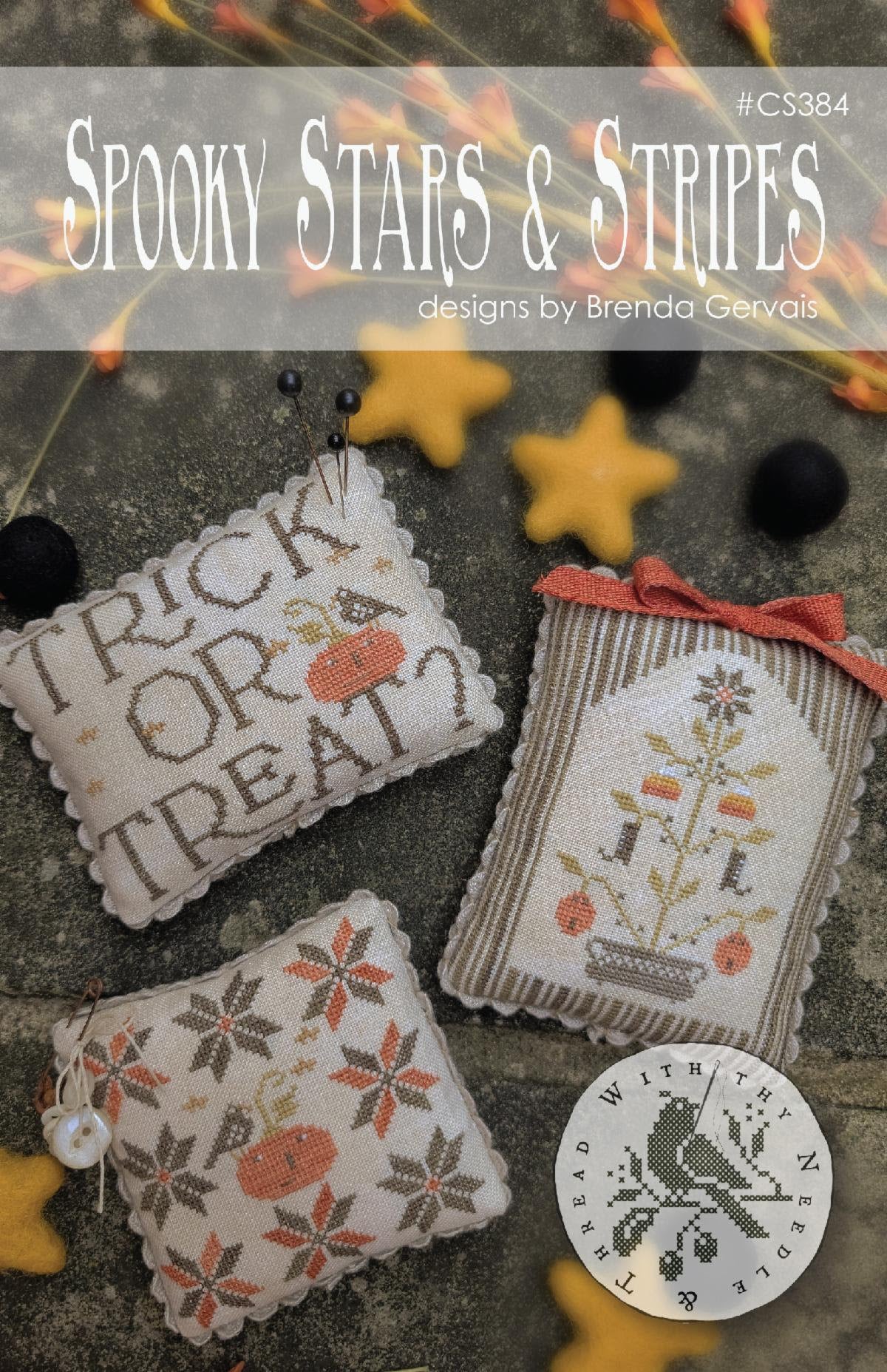 Spooky Stars & Stripes - With Thy Needle and Thread by Brenda Gervais