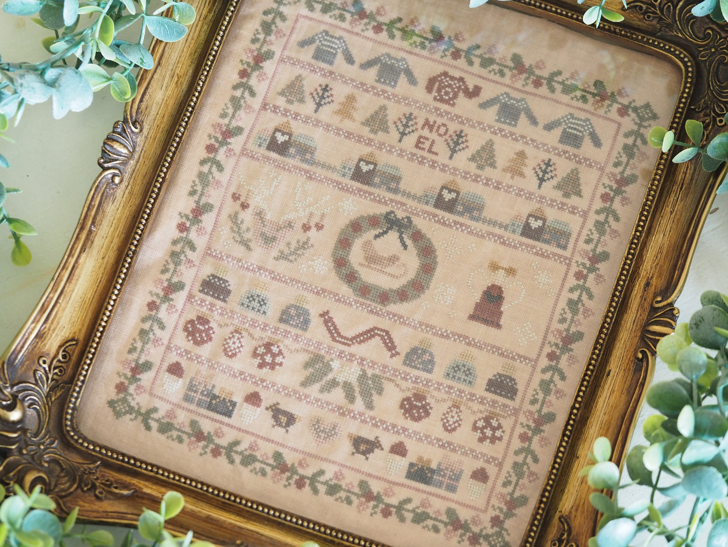 Nordic Heirloom Christmas Sampler - The Stitchery Sisters