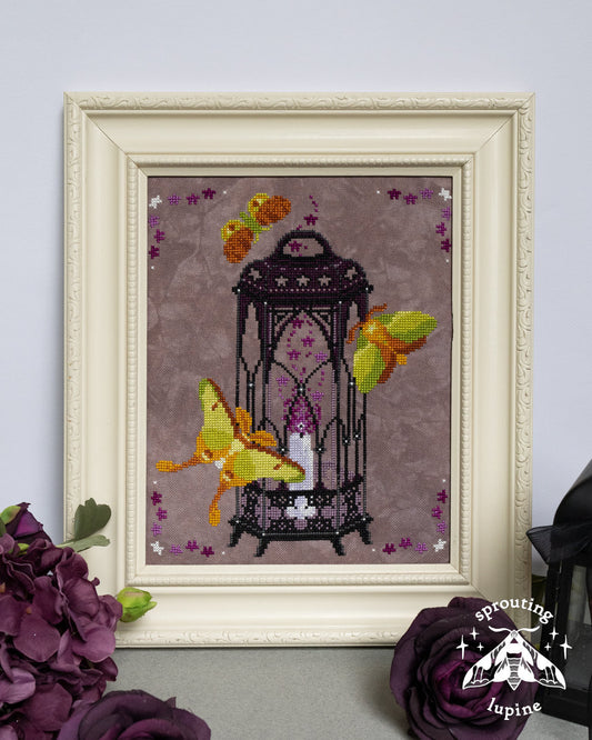 Violet Glow - Sprouting Lupine - 2026 Needlework Marketplace PREORDER