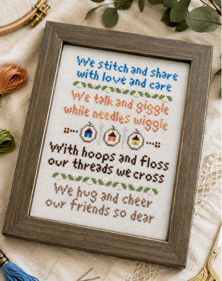 Stitch and Share - Sweet Wing Studio - 2026 Needlework Marketplace PREORDER