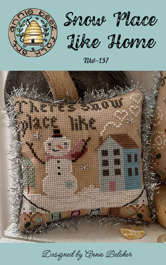Snow Place Like Home - Annie Beez Folk Art
