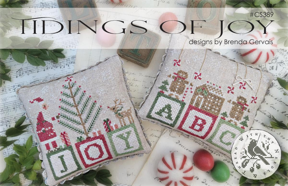 PREORDER Tidings of Joy - With Thy Needle and Thread by Brenda Gervais