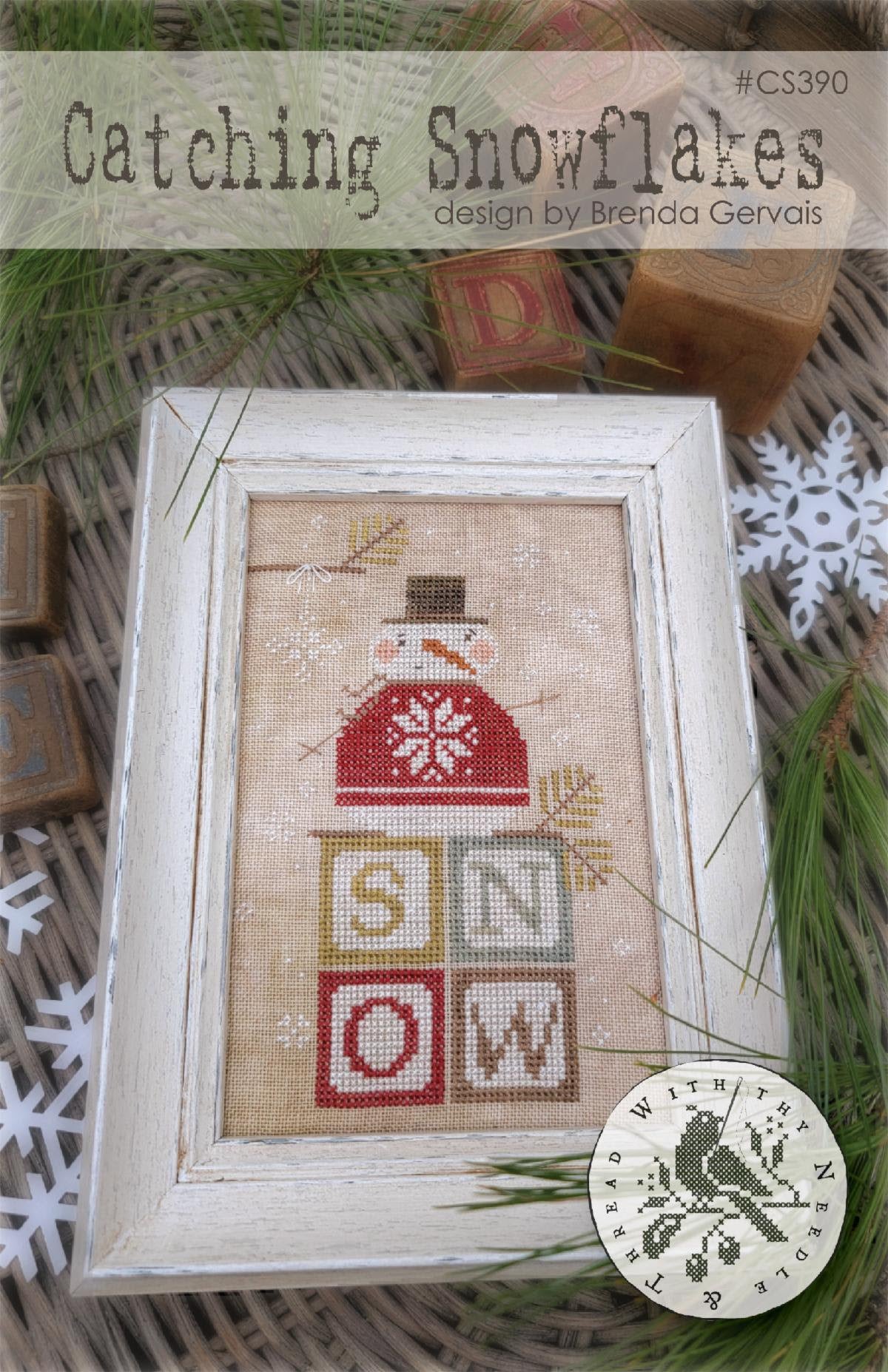PREORDER Catching Snowflakes - With Thy Needle and Thread by Brenda Gervais