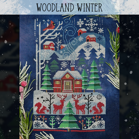 Woodland Winter - Autumn Lane Stitchery