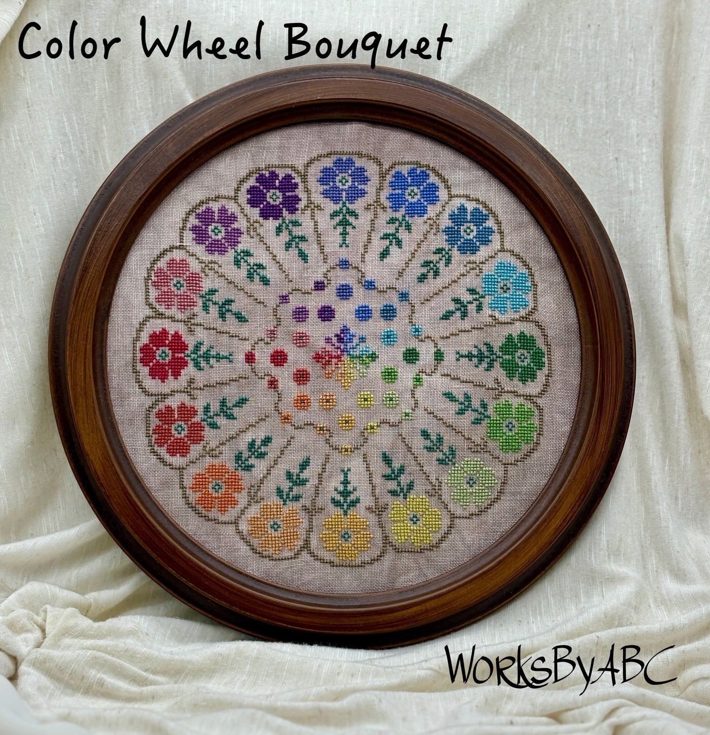 Color Wheel Bouquet - Works By ABC