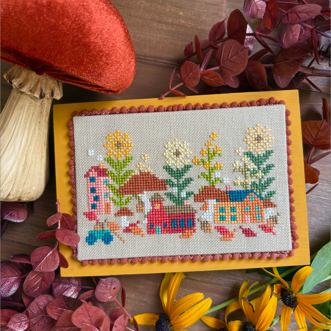 Autumn Fairy Village - Petal Pusher - 2026 Needlework Marketplace PREORDER