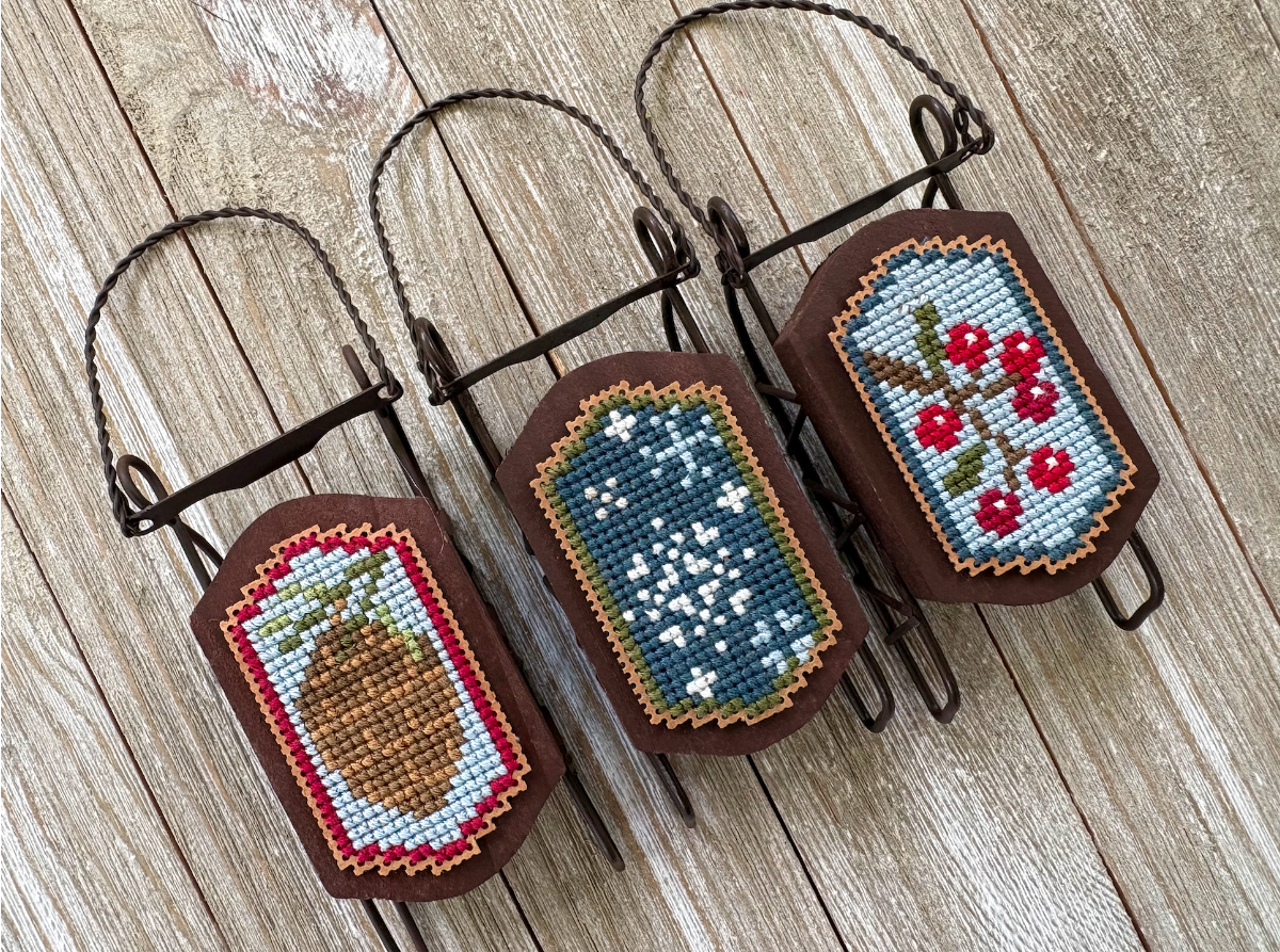 Frosty Winter Sleds - Petal Pusher - 2026 Needlework Marketplace PREORDER