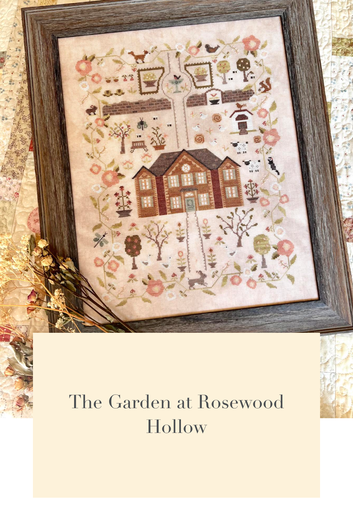 The Garden at Rosewood Hollow - Blueberry Ridge - 2026 Needlework Marketplace PREORDER