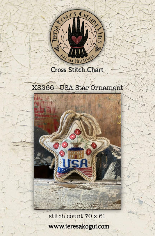 U.S.A. Star Ornament - Teresa Kogut