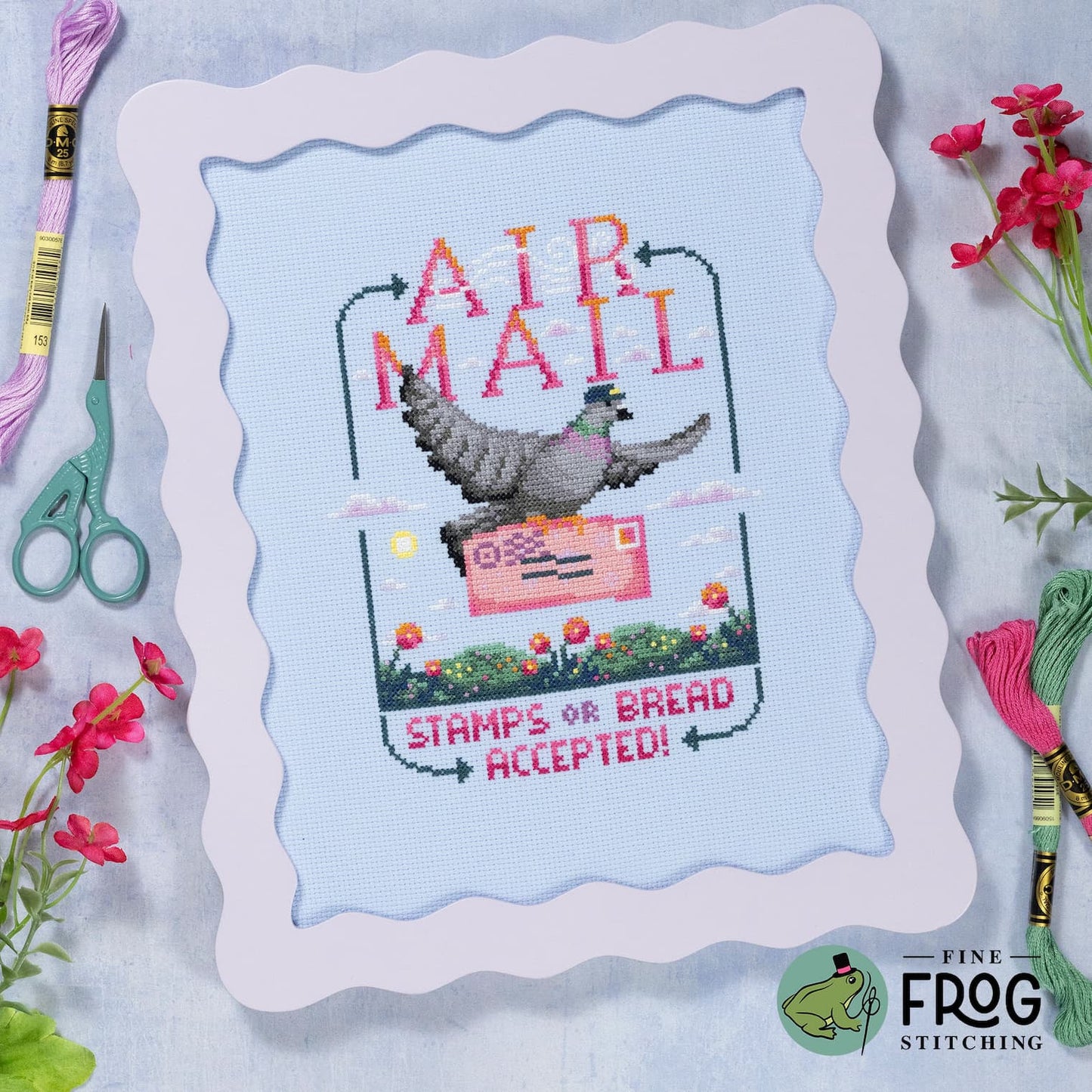 Air Mail - Fine Frog Stitching - 2026 Needlework Marketplace PREORDER