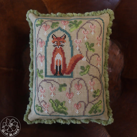 Tudor Fox - The Blue Flower - 2026 Nashville Needlework Market PREORDER