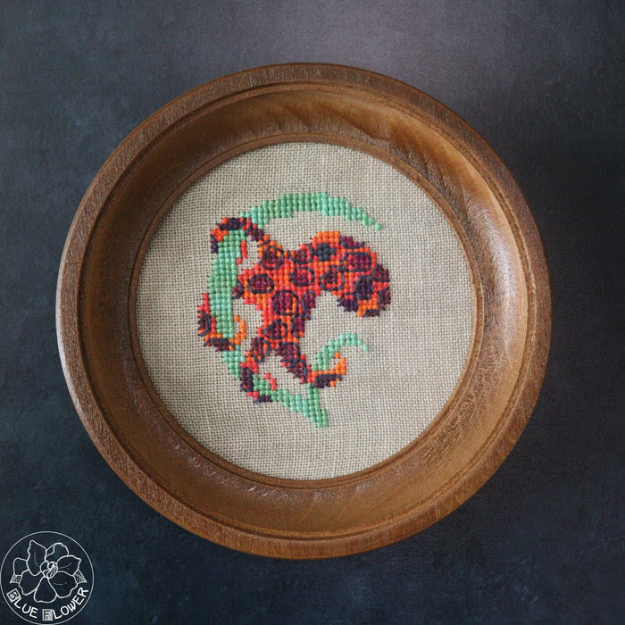 Blue Ringed Octopus (XStitch the Rainbow) - The Blue Flower - 2026 Nashville Needlework Market PREORDER
