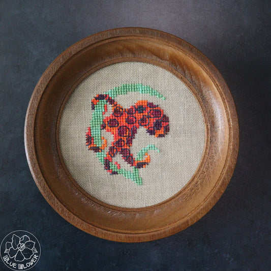 Blue Ringed Octopus (XStitch the Rainbow) - The Blue Flower - 2026 Nashville Needlework Market PREORDER