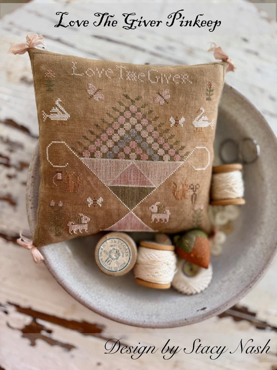 Love The Giver Pinkeep - Animal Cracker Series - Stacy Nash Designs
