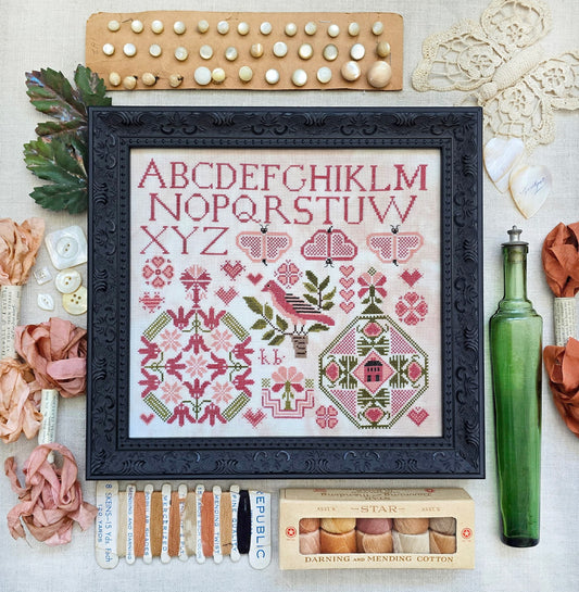 Quaker Hearts - Kathy Barrick Needlework Designs - 2026 Nashville Needlework Market PREORDER